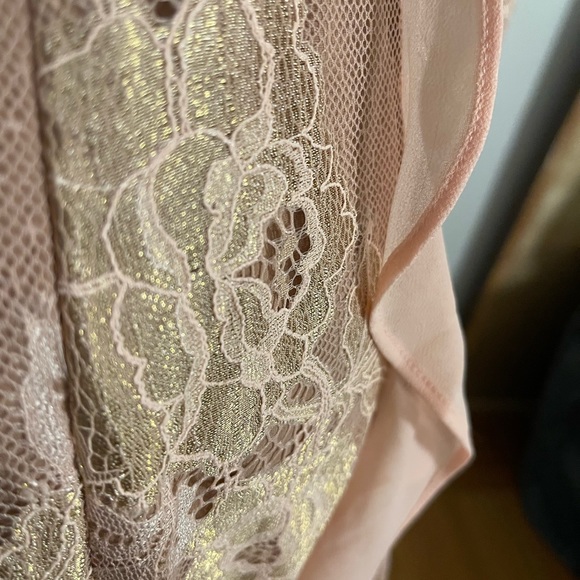 For Love and Lemons dress bumble long sleeve ruffle - Picture 4 of 11